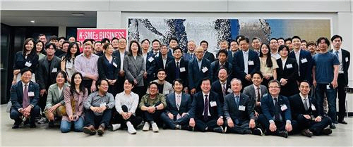 K-중소벤처기업(SMEs) 뉴욕 비즈니스 네트워킹 행사. 중소벤처기업진흥공단 제공